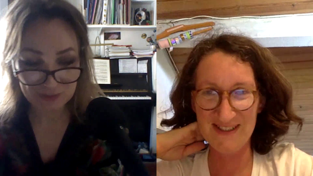 Silène Edgar, invitée de Florence Dutheil dans Enfantillages