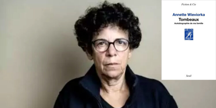 Annette Wieviorka, au micro de Frédérick Casadesus
